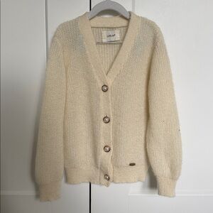 Kids Cream Cardigan
